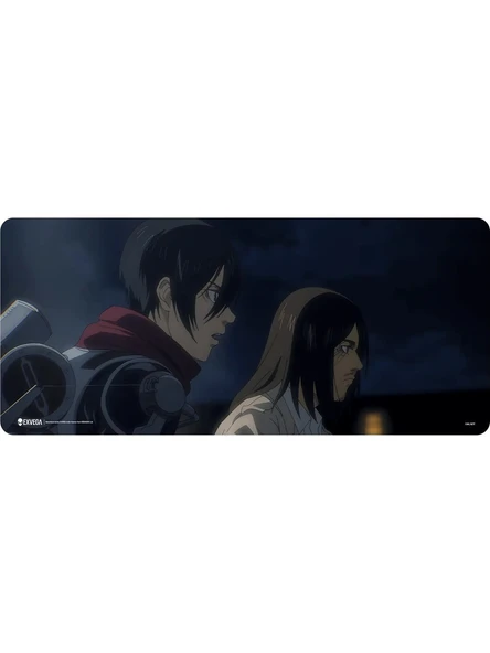 EXVEGA Attack on Titan Eren & Mikasa Mousepad XXL - 1
