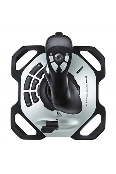 logitech G Extreme 3d Pro Joystick, 8 Yönlü Hareket Imkanı, 12 Programlanabilir Tuş, Siyah K - 3