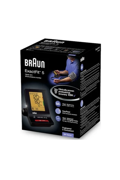 Braun Dijital Bp 6200 Exactfit5 Koldan Tansiyon Aleti - 7