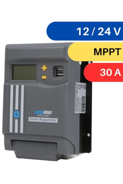 Lexron 30 Amper 12v -24v Mppt Solar Şarj Kontrol Cihazı Lr-30a