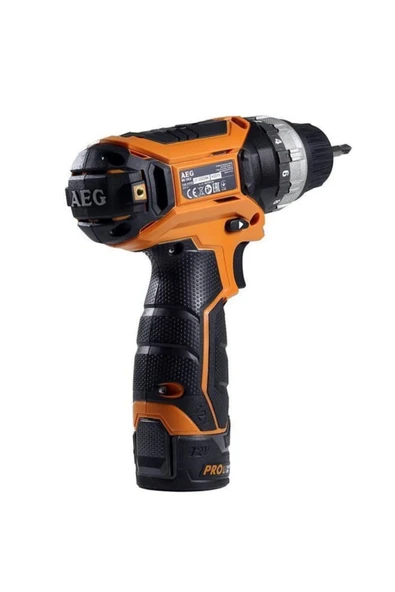 AEG Bs 12 C2 Li 2.0 Ah Çift Akülü Matkap Vidalama - 2