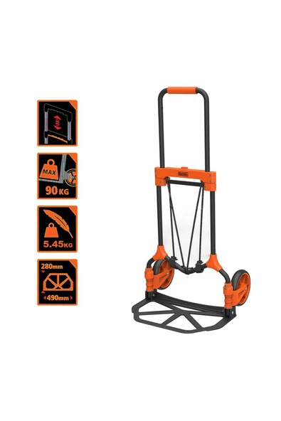 Black&Decker Black+decker Bh202 90kg Katlanır El Arabası - 2