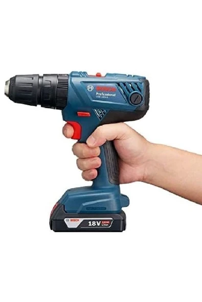 Bosch Gsb 180-LI Şarjlı Darbeli Matkap Çift Akülü 18V 2Ah Akülü Vidalama + 103 Parça Matkap Ucu Seti - 4