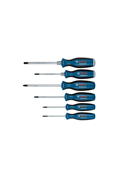 Bosch Profesyonel 6 Parça Tornavida Takımı (1600A02CV3)