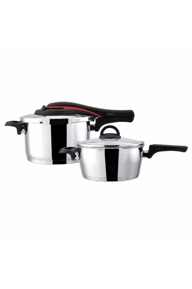 Emsan Up-Line Düdüklü Tencere Seti - 4 lt + 6 lt