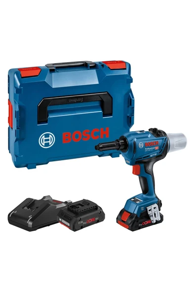 Bosch Akülü Perçin Makinesi Grg 18v-16 C (2 X 4,0 AH AKÜ) - 06019k5001