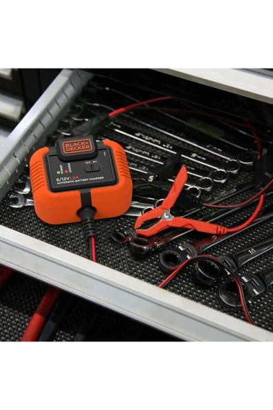 Black&Decker Bxa21 6v/12v 72a Akıllı Akü Şarj ve  Akü Bakım Cihazı - 8