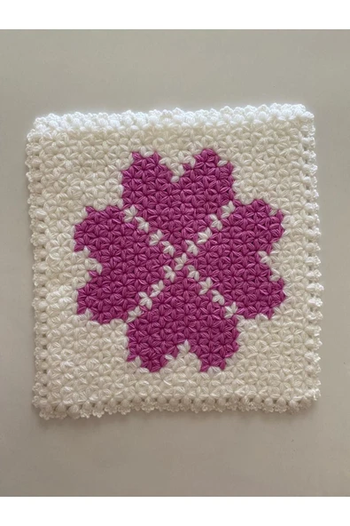 EL İŞİ el örme işi banyo lifi - 6