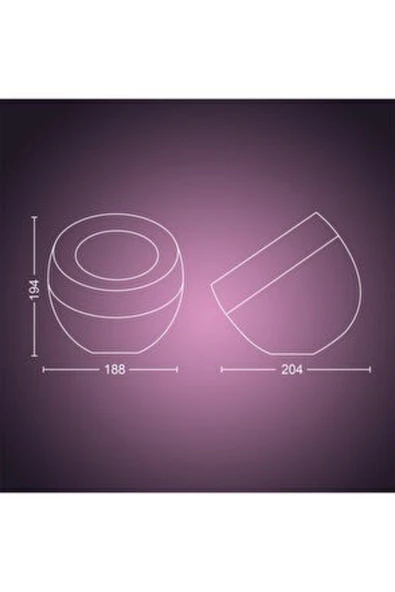 Philips Hue Iris Gümüş Akıllı Masa Lambası - 5