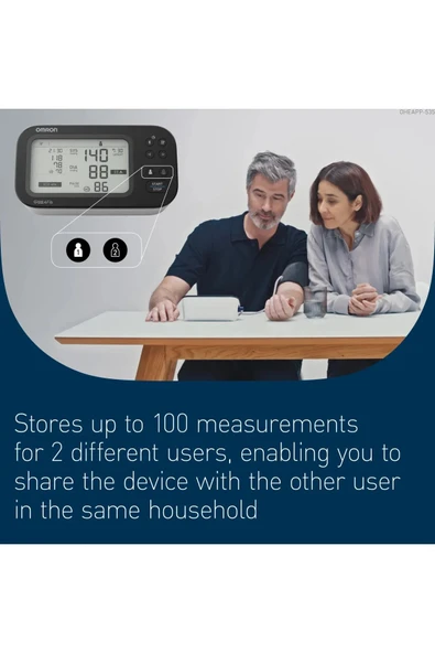 Omron M7 Intelli IT Af (Fibrilasyon) HEM-7380T1-EBK Koldan Ölçer Tansiyon Aleti - 2