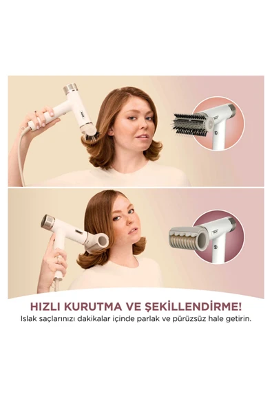 Shark Air Saç Kurutma Ve Şekillendirme Sistemi Ve Saklama Kutusu Beyaz - 2