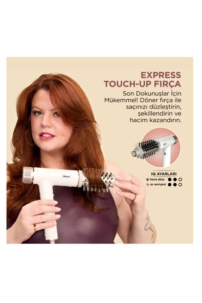 Shark Air Saç Kurutma Ve Şekillendirme Sistemi Ve Saklama Kutusu Beyaz - 3