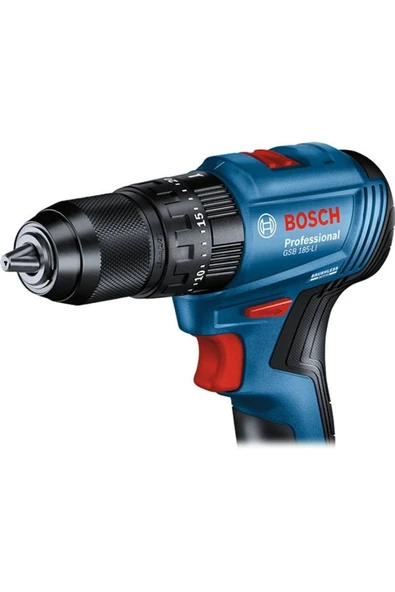 Bosch Professional GSB 185 LI 2.0 Ah + 3.0 Ah Çift Akülü Darbeli Delme Vidalama Ve Pz2/25 Bits Uç - 3