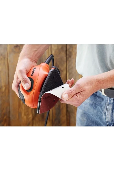 Black&Decker Black+Decker BEW230K 55Watt Mouse Çok Amaçlı Zımpara - 4