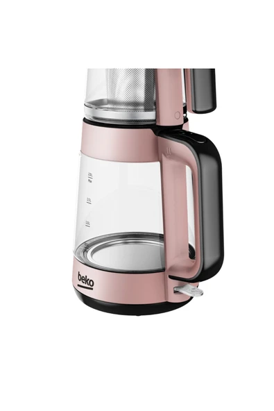 Beko CM 5964 R Floral Rose 1900 W Cam Demlikli Çay Makinesi - 3