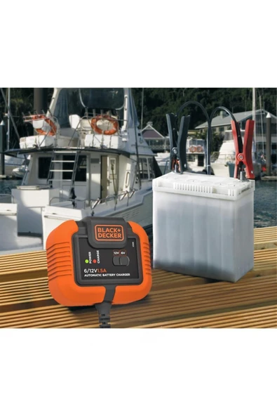 Black&Decker Bxa21 6v/12v 72a Akıllı Akü Şarj ve  Akü Bakım Cihazı - 7