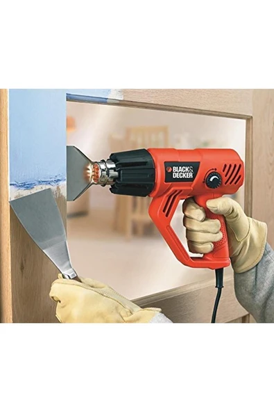 Black&Decker Black & Decker Kx2001k/xk Sıcak Hava Tabancası, Turuncu/siyah, 2000 W - 3