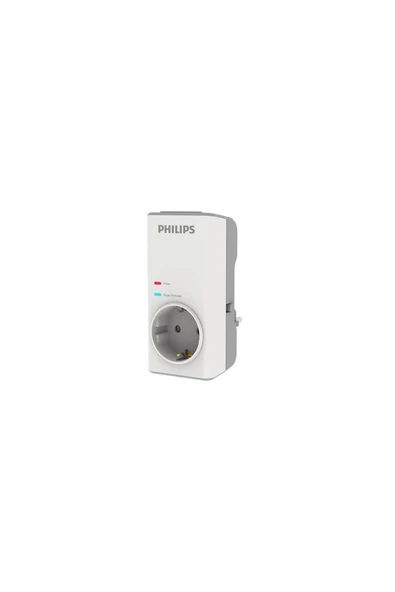 Philips CHP7010W Tekli Akım Koruma Priz, 1140J, Beyaz