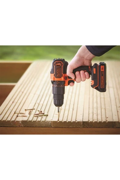Black&Decker Bdchd18bafc Akülü Darbeli Matkap 18v/1.5ah Li-ion 80 Parça Delme Vidalama Seti - 4