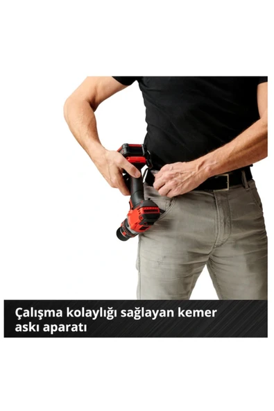 Einhell (2X2,0AH) Çift Akülü Darbeli Vidalama 39 Parça Bıts Vidalama Ucu Hediye - 6