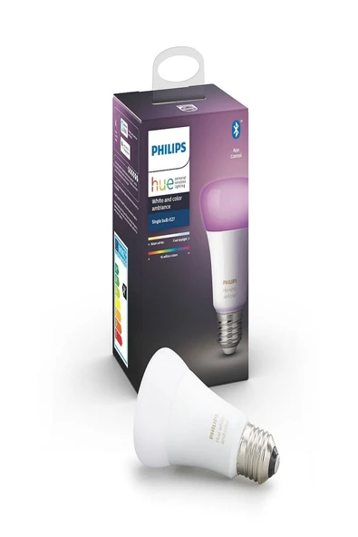 Philips Hue E27 Renkli Bluetooth Akıllı Ampul