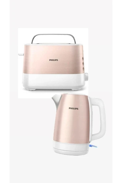 Philips Hd9350/96 Su Isıtıcı + Hd2637/10 Viva Collection Metal Ekmek