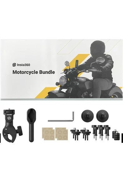 Insta360 X4 Aksiyon Kamera - Full Motosiklet Kiti - 5