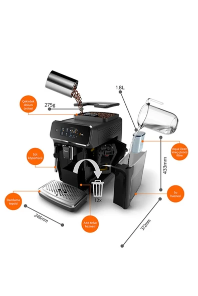 Philips Ep2220/10 Tam Otomatik Espresso Makinesi - 2