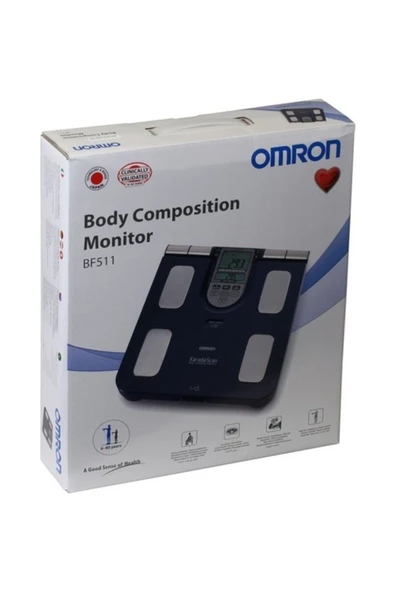 Omron Bf 511 Vücut Analiz Baskülü Siyah - 2