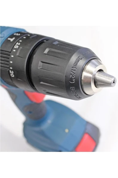 Bosch Gsb 180-LI Şarjlı Darbeli Matkap Çift Akülü 18V 2Ah Akülü Vidalama + 103 Parça Matkap Ucu Seti - 2