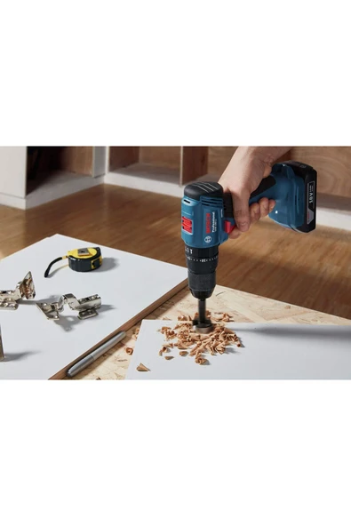 Bosch Professional GSB 185 LI 2.0 Ah + 3.0 Ah Çift Akülü Darbeli Delme Vidalama Ve Pz2/25 Bits Uç - 2