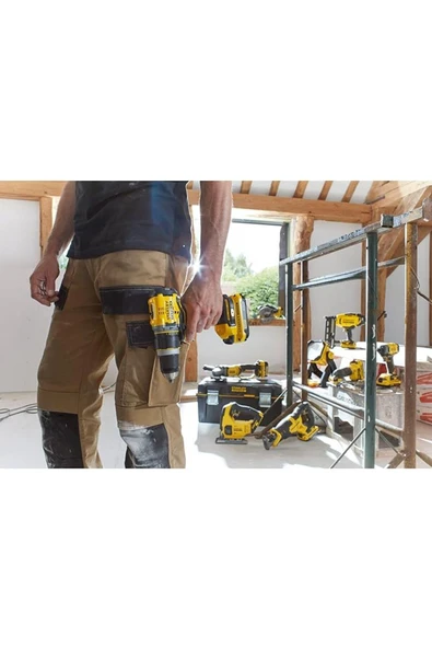 Stanley 18V 1.5Ah V20 Çift Akülü Kömürsüz Darbesiz Matkap - 8