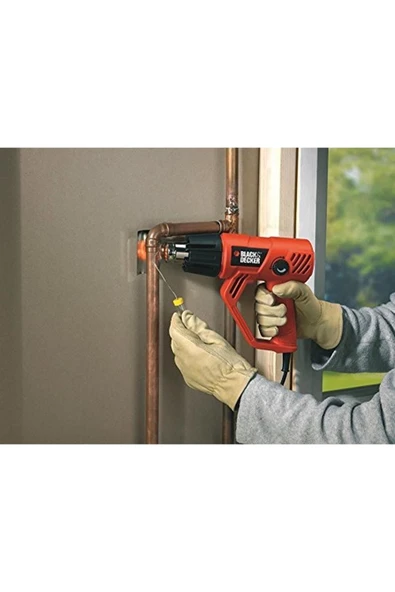 Black&Decker Black & Decker Kx2001k/xk Sıcak Hava Tabancası, Turuncu/siyah, 2000 W - 4