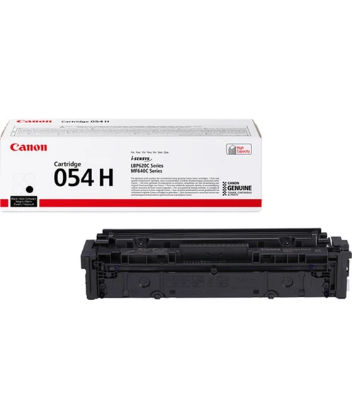Canon CRG-054H BK Black Siyah Yüksek Kapasiteli Toner MF645 ürün görseli 1