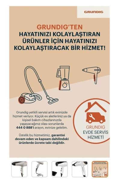 Grundig Hd 4880 2400 Watt Iyonik Saç Kurutma Makinesi - 5