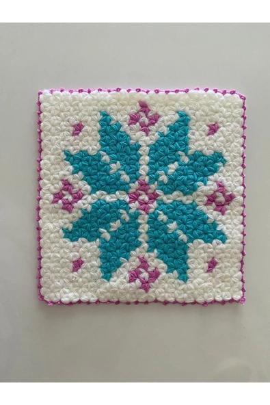 EL İŞİ el örme işi banyo lifi - 4