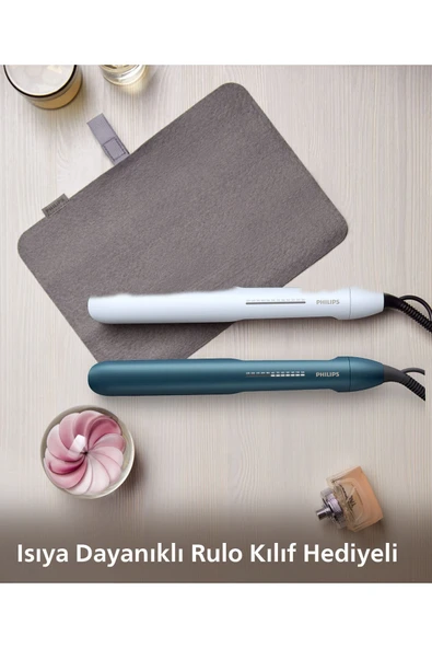 Philips Saç Düzleştirici Bhs732/00,bukle Özelliği,argan Yağı Katkılı,uv Koruması,kılıf Hediyeli - 3
