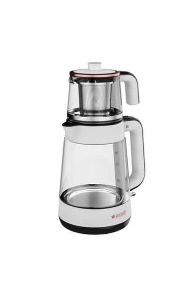 Arçelik Beyaz 1900 W Cam Demlikli Çay Makinesi - 2