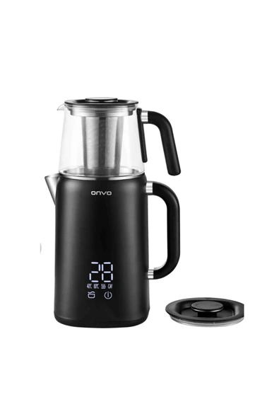 ONVO Dijital Ekranlı, Isı Ayarlı Elektrikli Çay Makinesi - 5