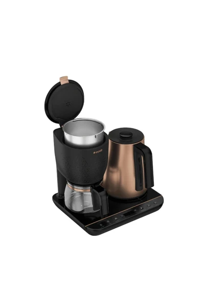 Arçelik Arçeli̇k 1800 Watt On Adet Fincan Kapasiteli Gurme Otomatik Çay & Filtre Kahve Makinesi - 4