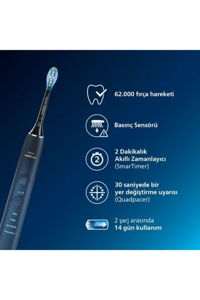 Philips Sonicare Hx9911/88 Diamond Clean Special Edition Şarjlı Diş Fırçası - 3