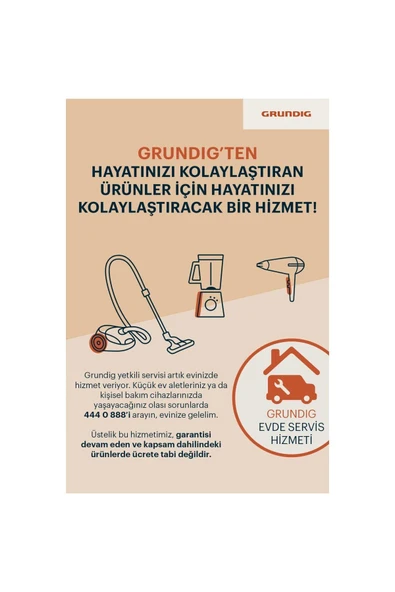 GRUNDING GRUNDİG TKM 1342 G Tekli Türk Kahve Makinesi - 7