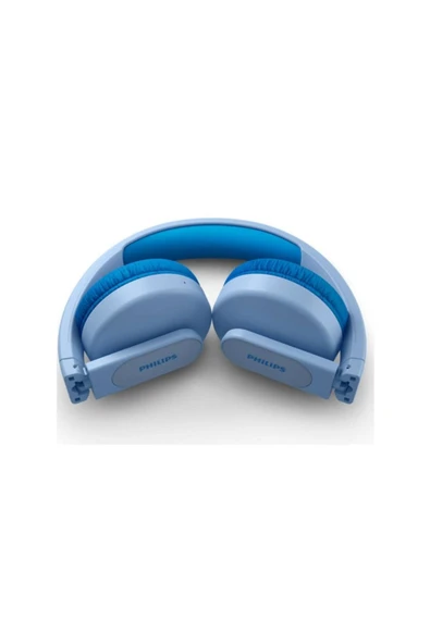 Philips Kablosuz Kulak Üstü Bluetooth Mikrofonlu Çocuk Kulaklığı Mavi - 3