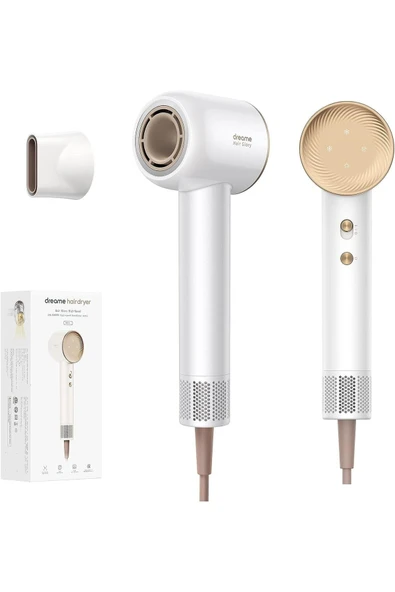 Dreame Hair Glory Saç Kurutma Makinesi, Çabuk Kuruyan, 110.000 Rpm Yüksek Hızlı Motor, 70m