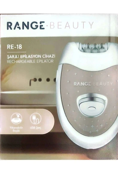 Range BEAUTY ŞARJLI EPİLASYON CİHAZI