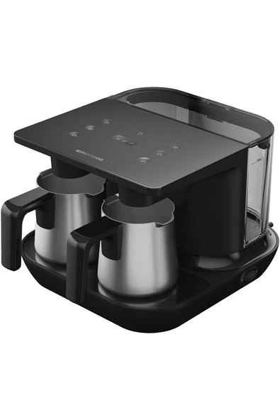 Grundig Premium Çelik Cezveli Otomatik Su Hazneli Közde Türk Kahvesi ve Türk Kahvesi Makinesi - 4