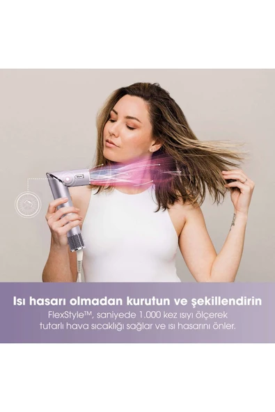 Shark FlexStyle 5-in-1 Saç Kurutma & Şekillendime Sistemi - Lila - 2