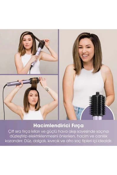 Shark FlexStyle 5-in-1 Saç Kurutma & Şekillendime Sistemi - Lila - 6