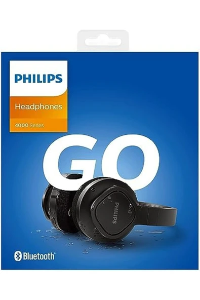 Philips TAA4216BK/00 Kulak üstü spor kulaklık kablosuz, 40 mm sürücü, 35 saat çalma süresi - 2