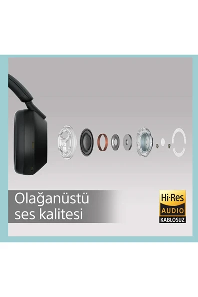 Sony Wh-1000xm4s Gürültü Engelleme Özellikli Kablosuz Bluetooth Kulaklık (SİYAH) - 6